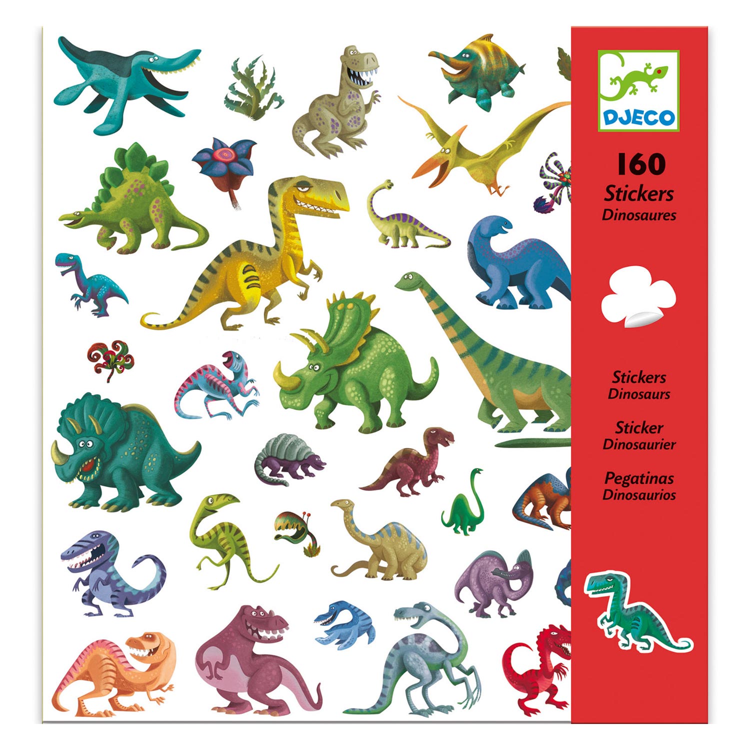 Djeco Dinosaurus Stickers, 150st.