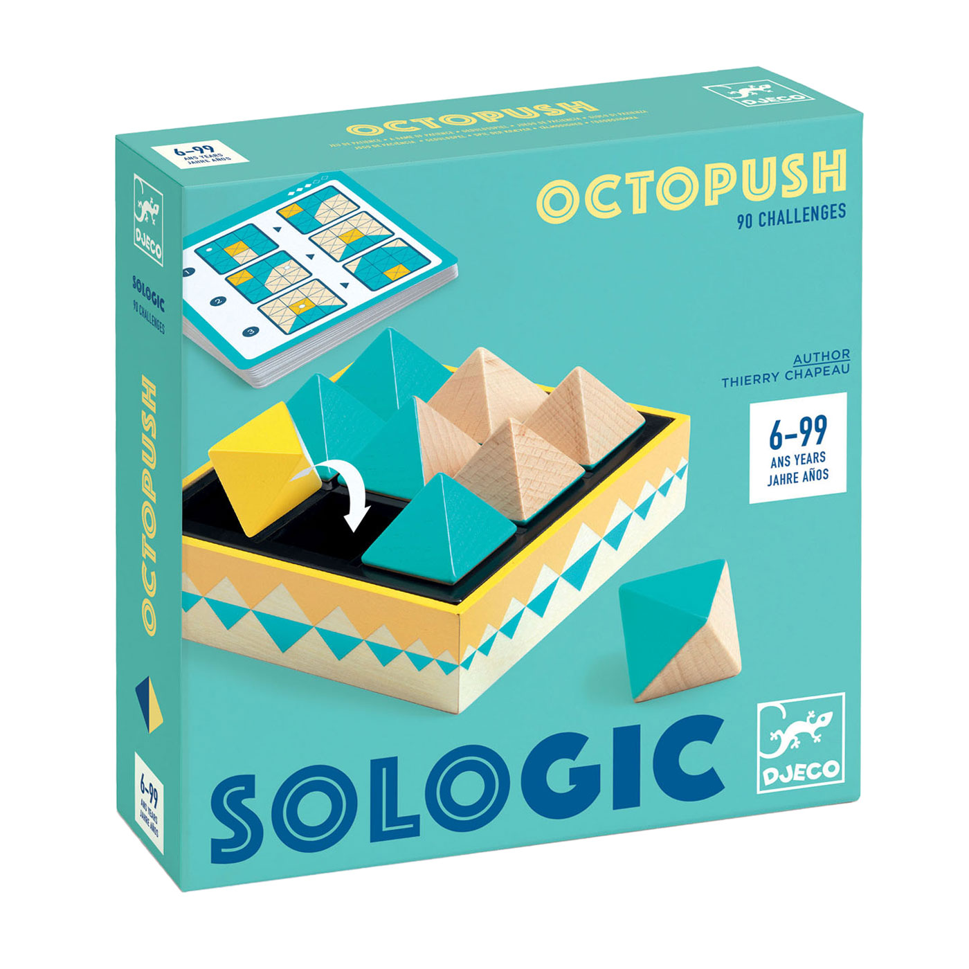 Djeco Octopush Sologic Jeu de réflexion en bois