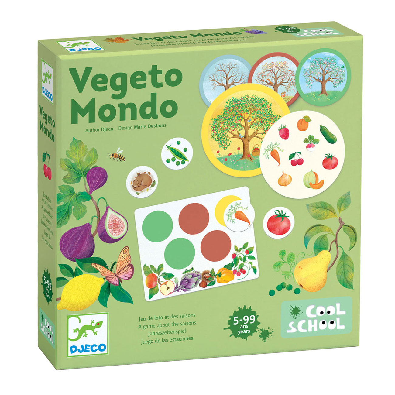 Djeco Vegeto Mondo Seizoenen Spel