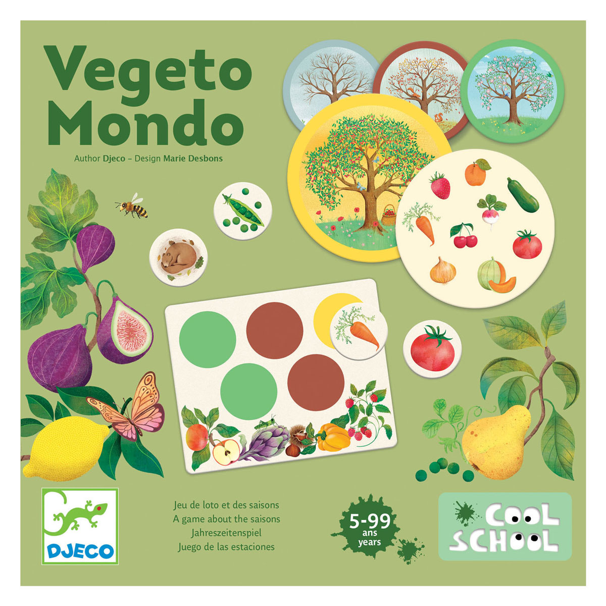 Djeco Vegeto Mondo Seizoenen Spel