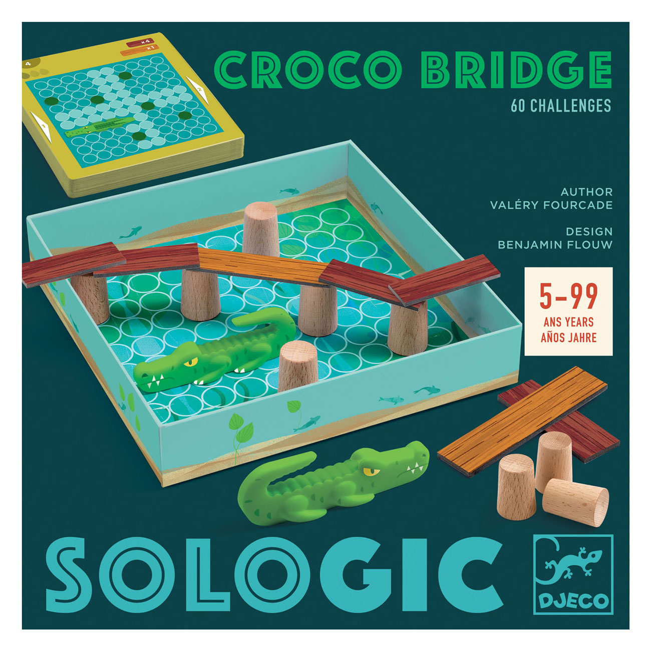 Djeco Croco Bridge Denkspel