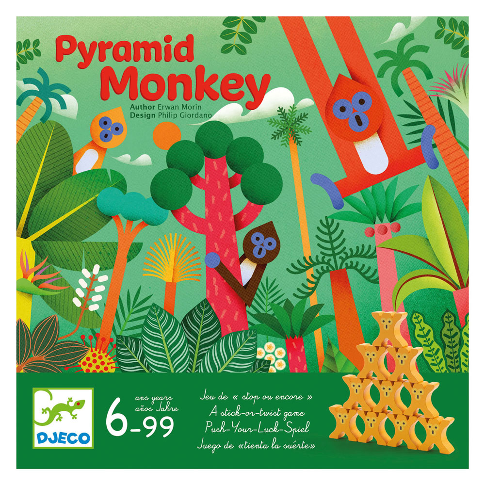 Djeco Pyramid Monkey Balansspel