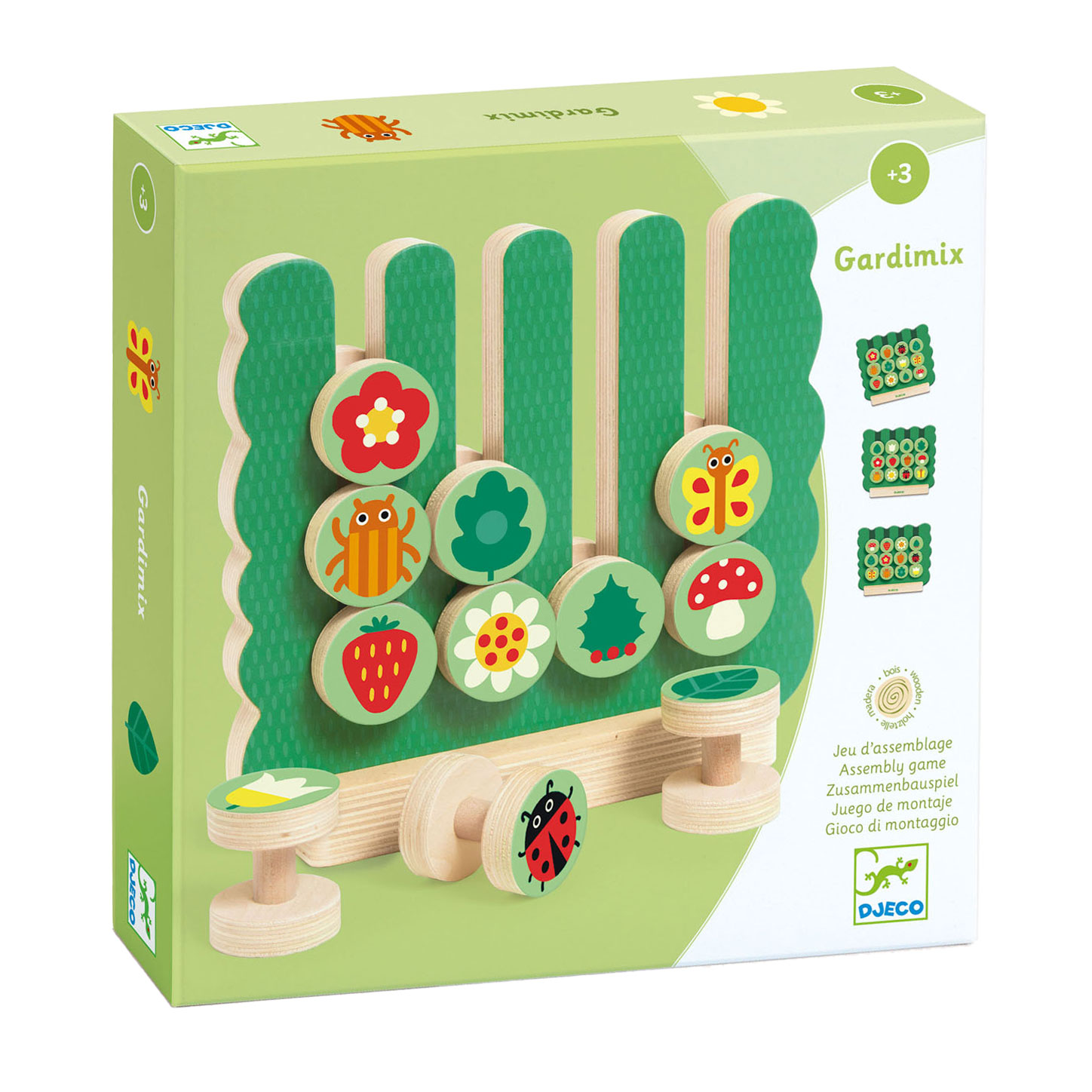 Djeco Gardimix Jeu d'Enfant en Bois