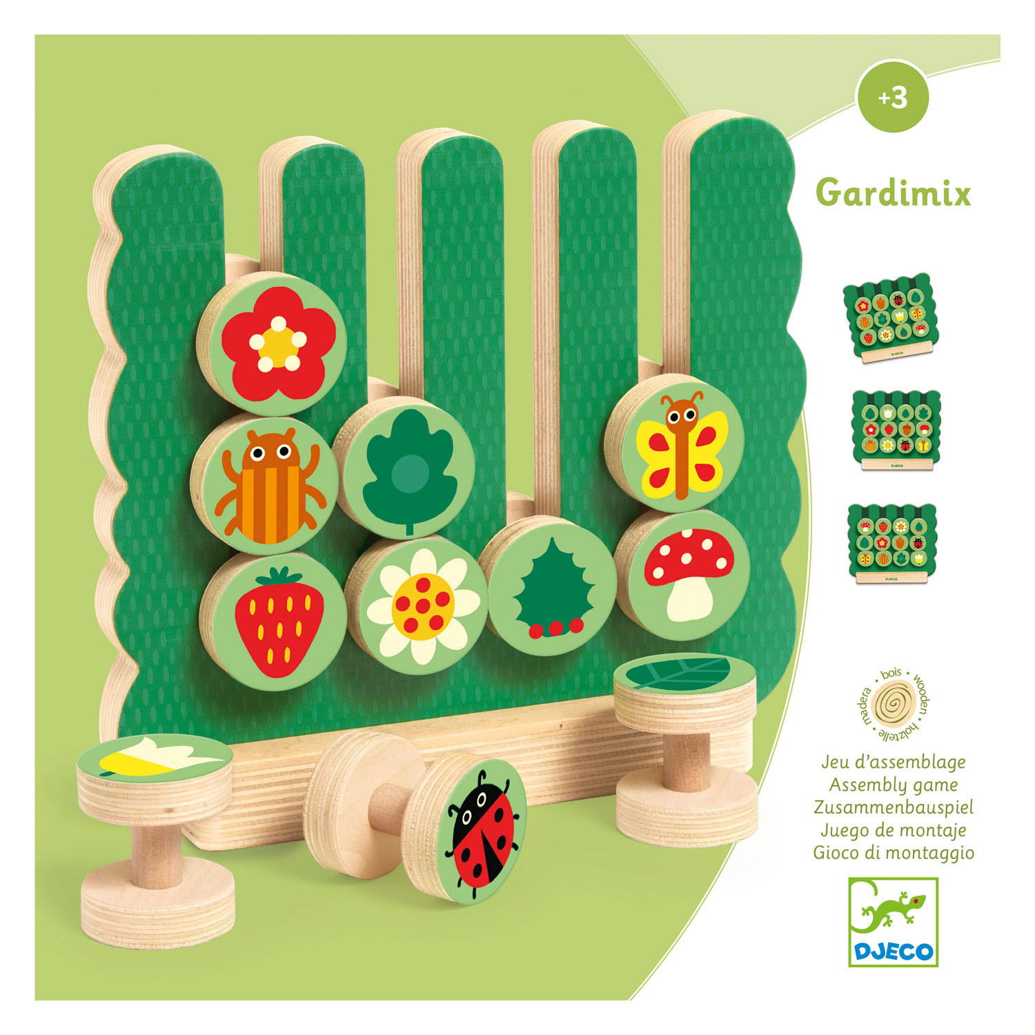 Djeco Gardimix Kinderspiel aus Holz