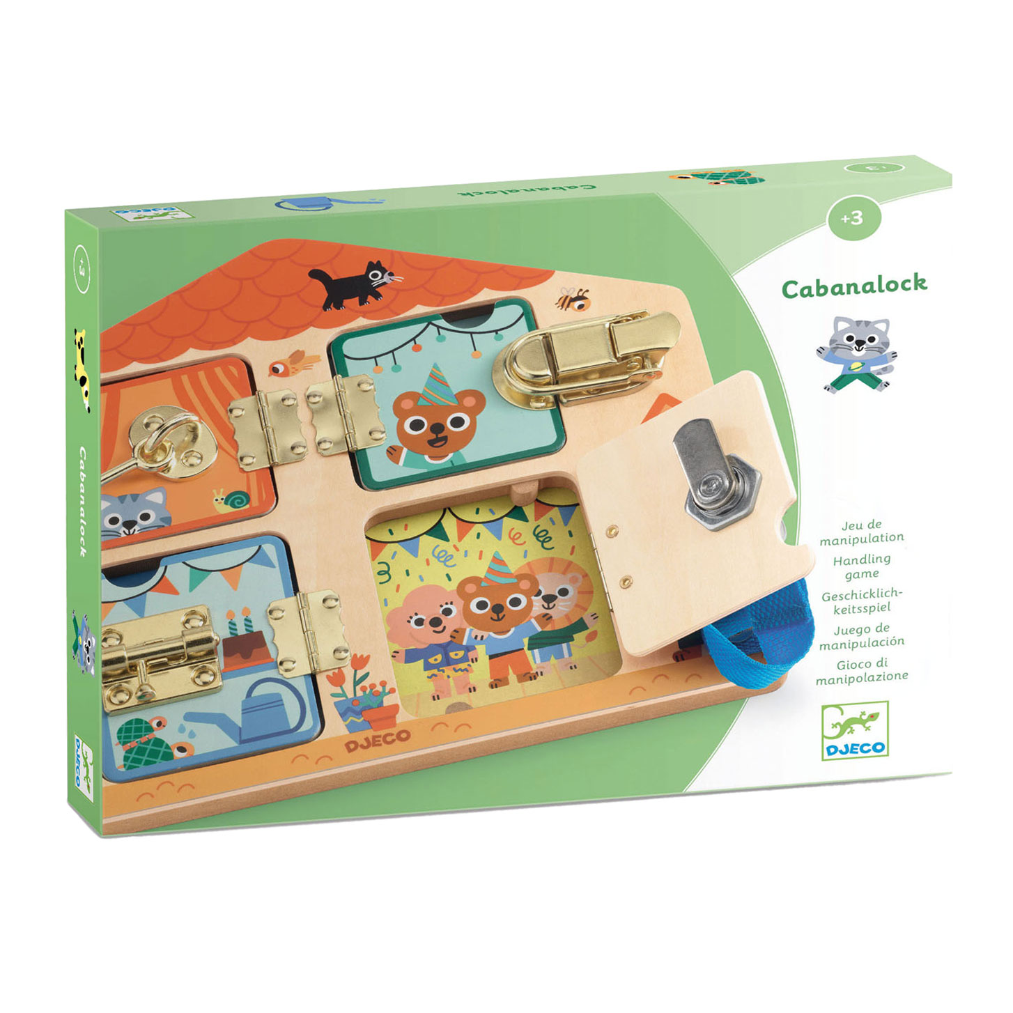 Djeco Cabanalock Puzzle Serrures en Bois