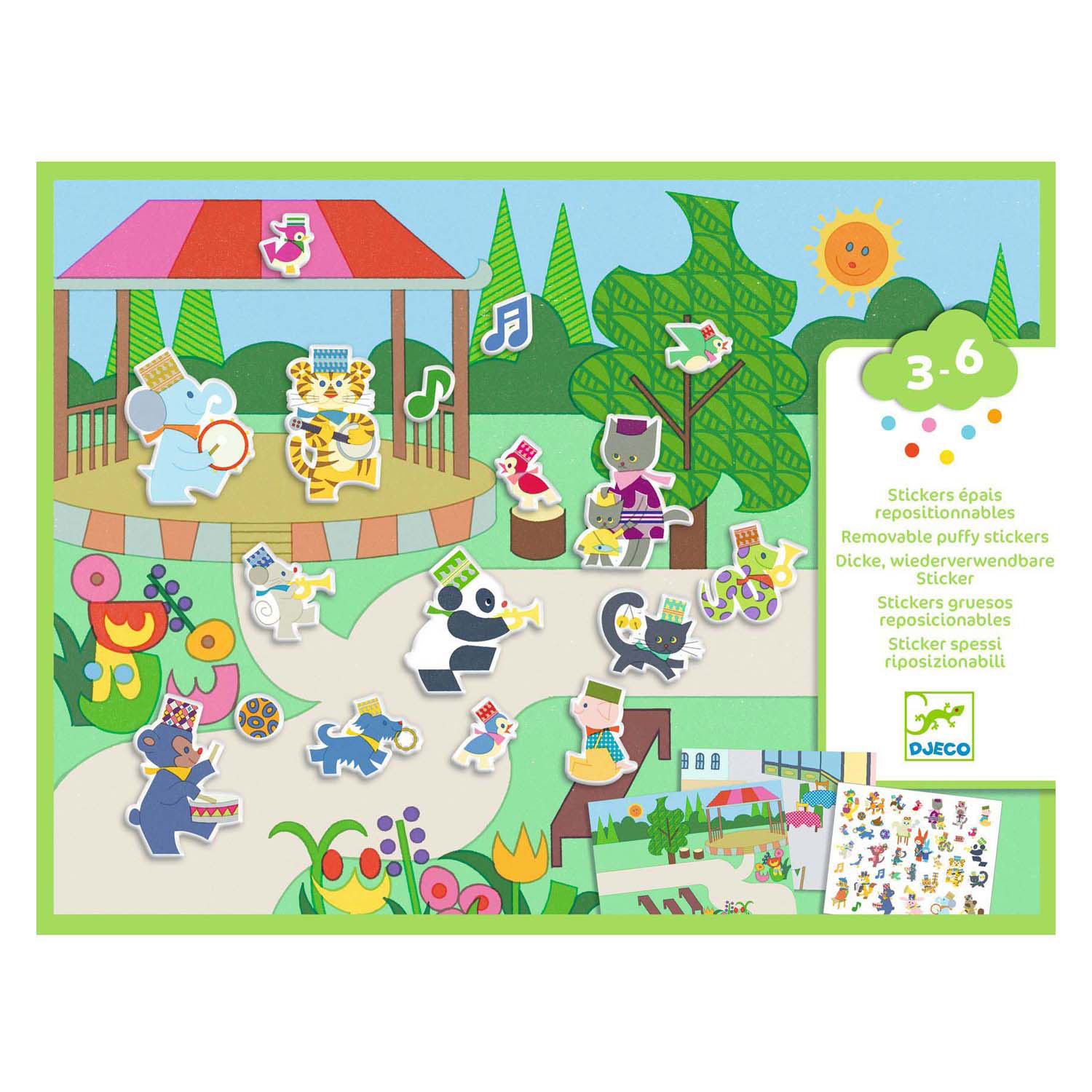 Djeco Sticker-Set Fanfare