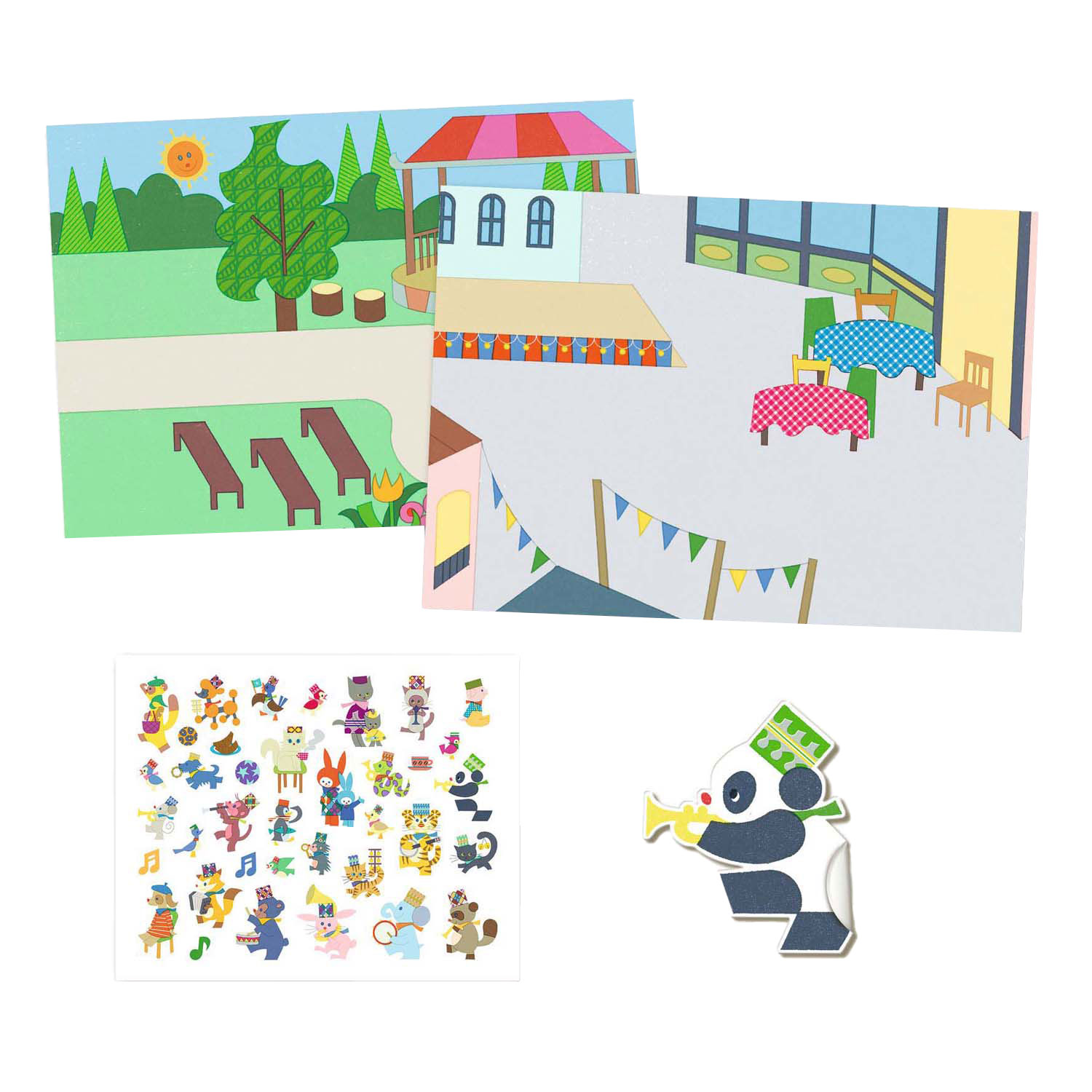 Djeco Sticker-Set Fanfare