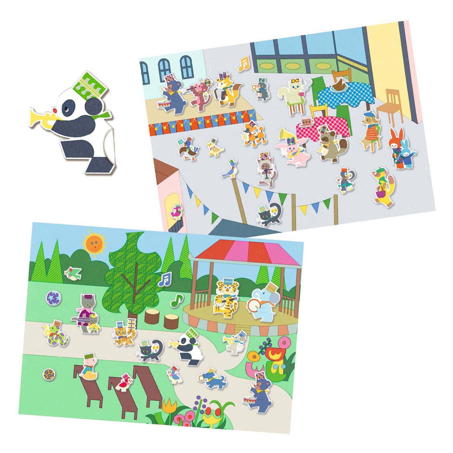 Djeco Sticker-Set Fanfare
