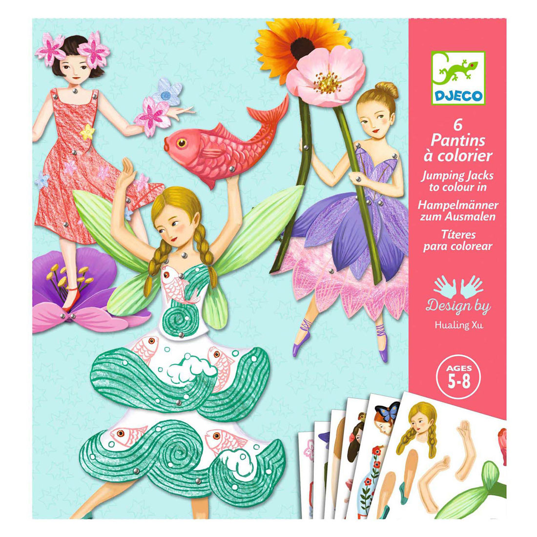 Djeco Beweegpopjes Kleuren en Knutselen