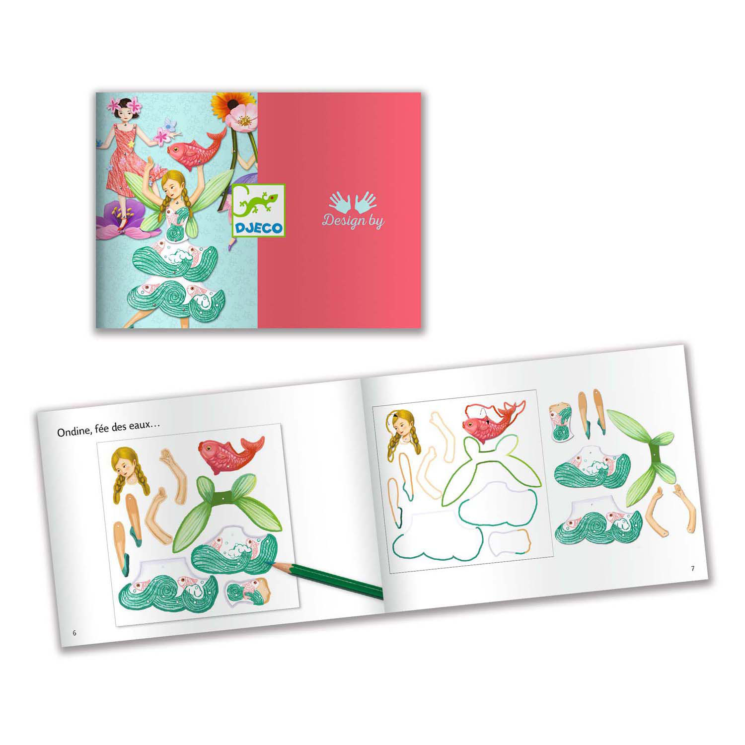 Djeco Beweegpopjes Kleuren en Knutselen