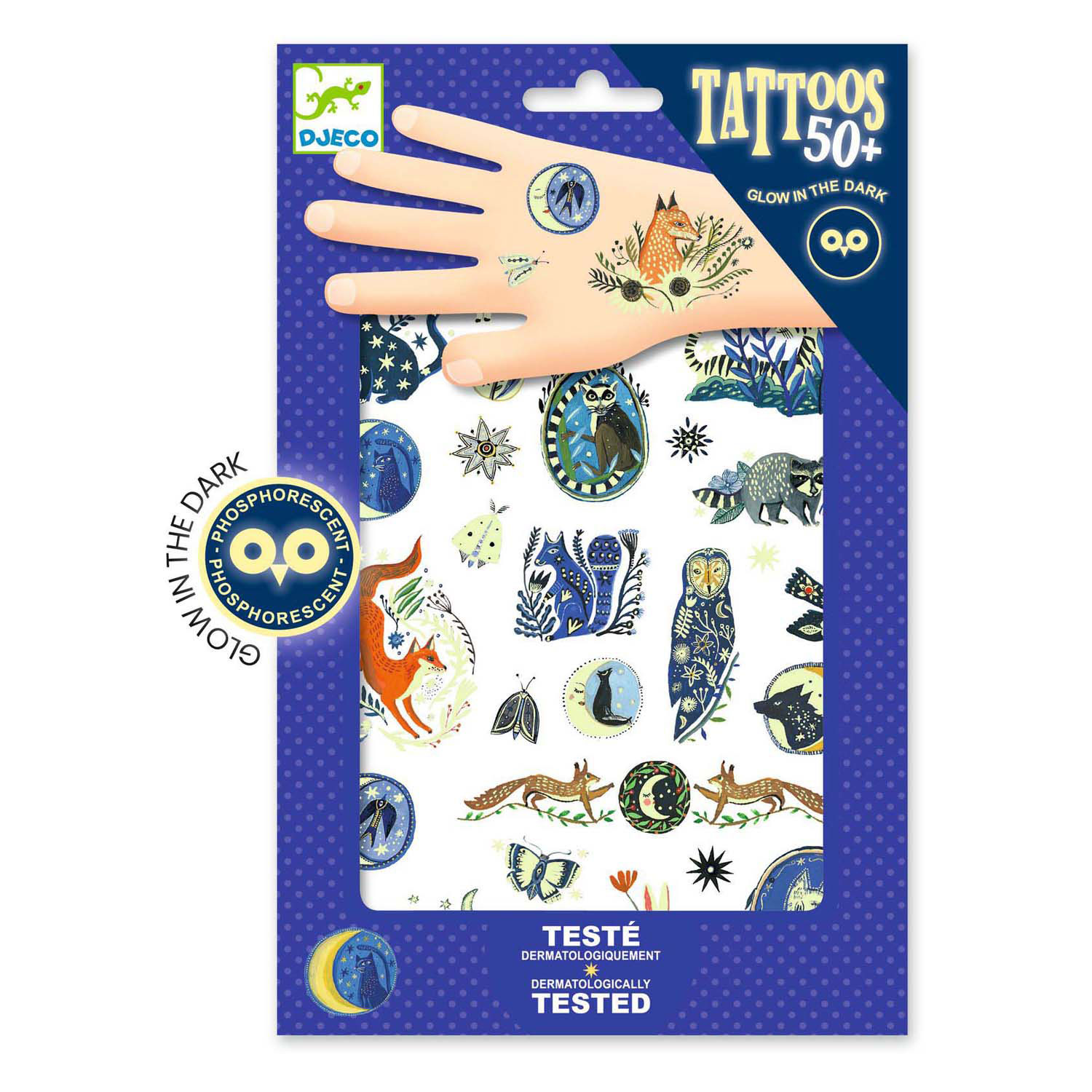 Djeco Tattoos - Im Dunkeln leuchtend