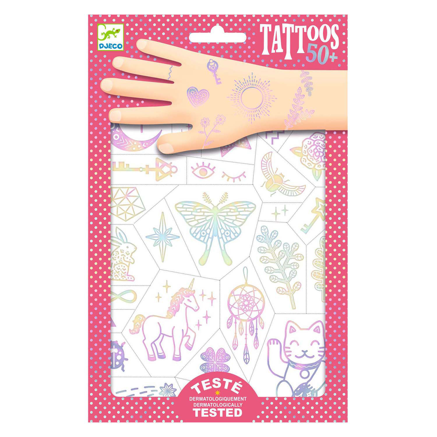 Tatouages Djeco - Porte-bonheur brillants