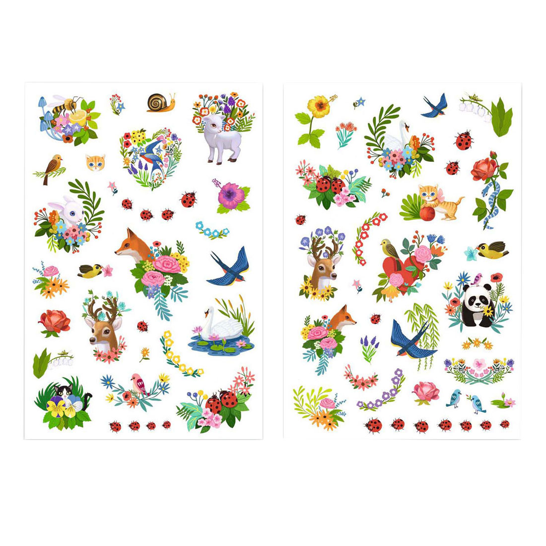 Djeco Tattoos - Fleurige Dieren