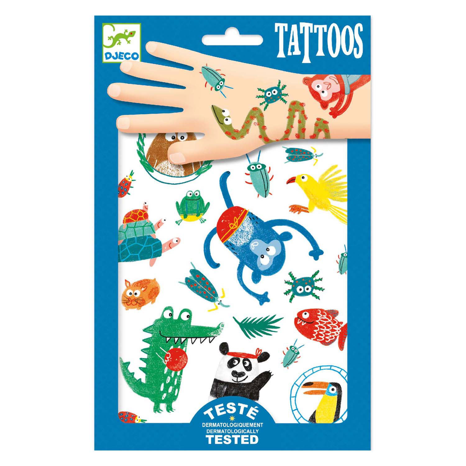 Djeco Tattoos - Grappige Diertjes