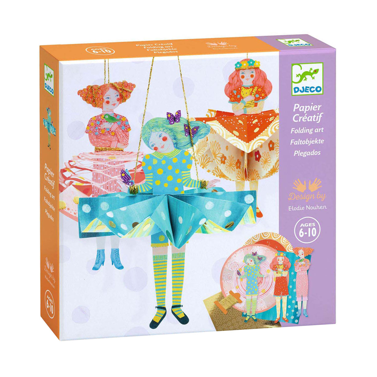 Djeco Knutselset Papieren Jurken met Aankleedpoppen
