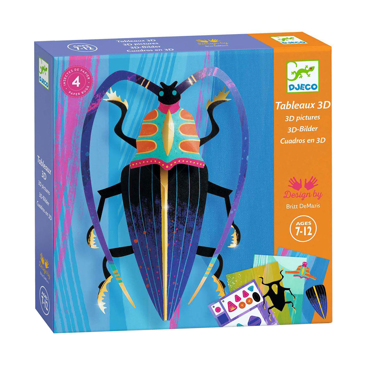 Djeco Knutselset 3D Insecten van Papier