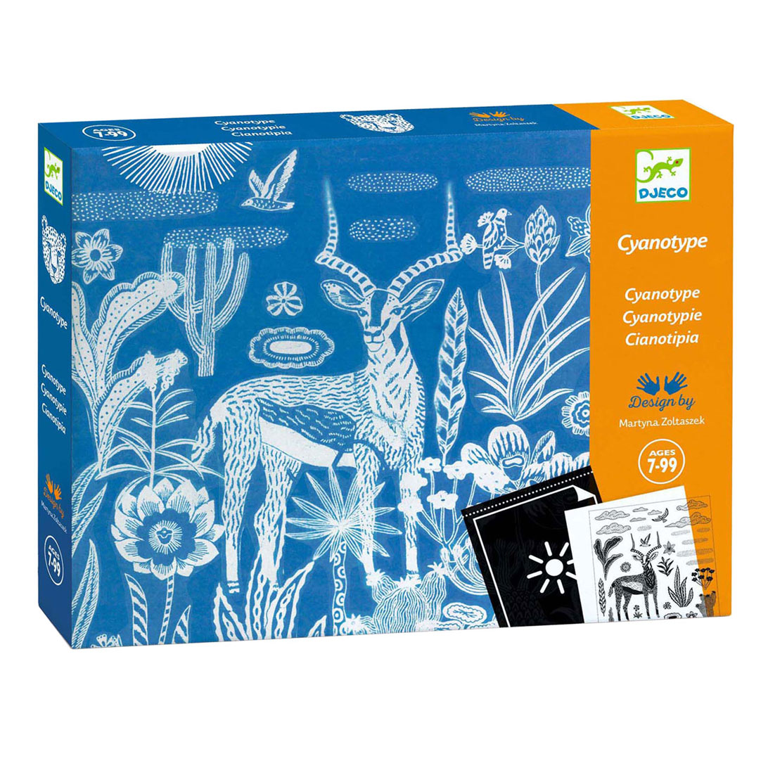 Djeco Knutselen Cyanotype - Nachtelijke Savanne