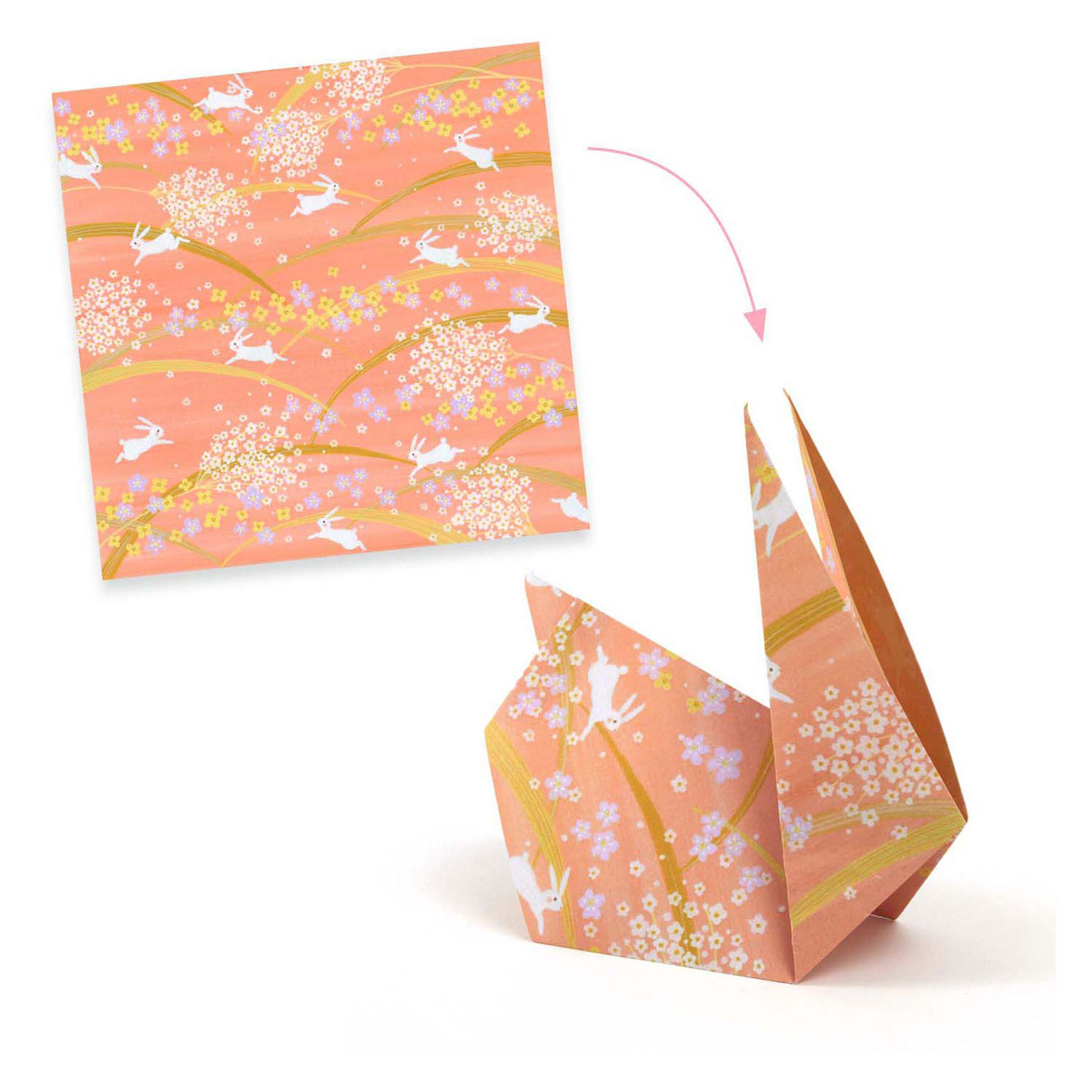 Djeco Knutselen - Origami Vouwblaadjes Haru