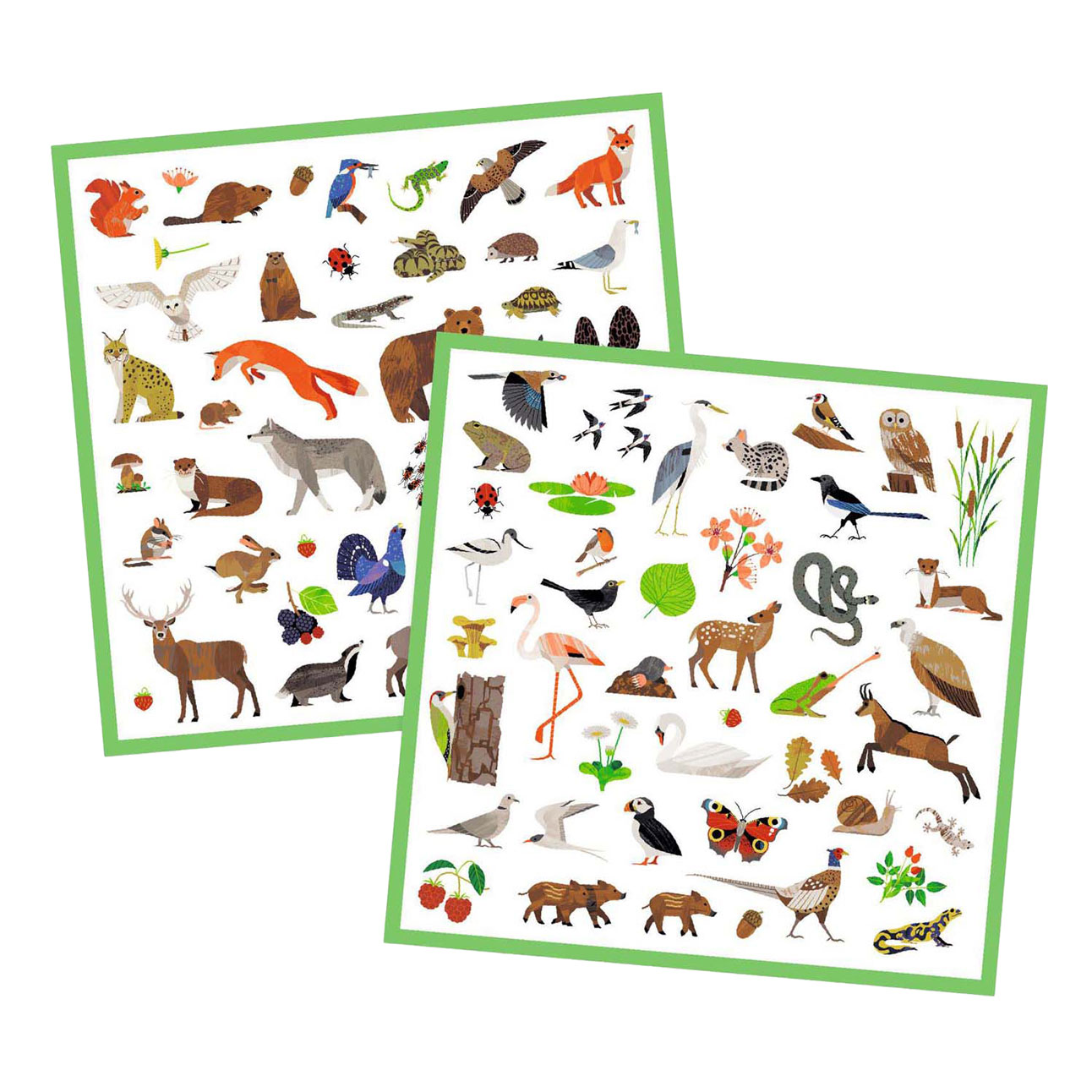 Djeco Sticker Waldtiere - 160 Sticker