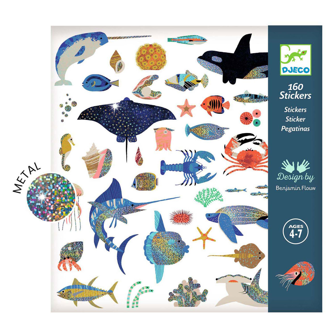 Djeco Stickers Oceaan - 160 Stickers
