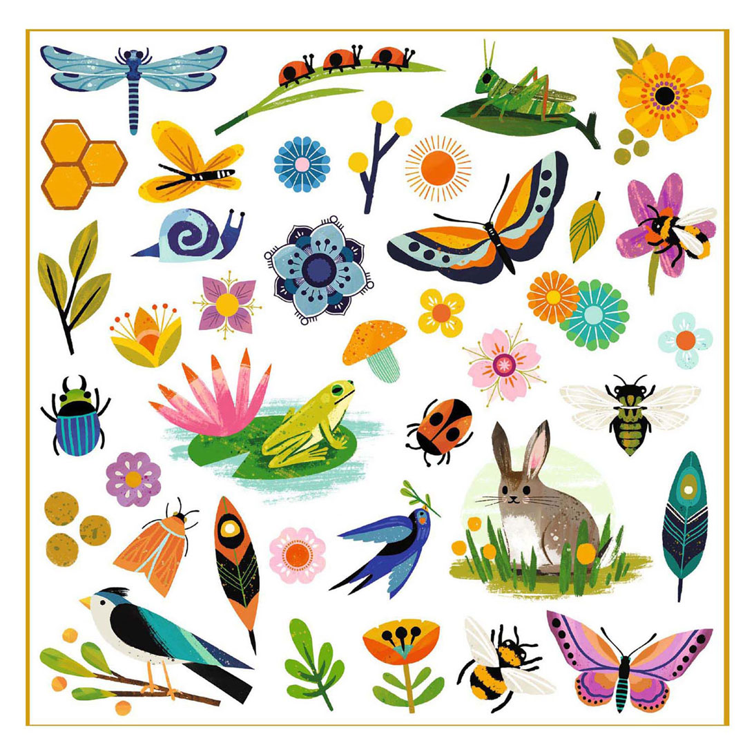 Djeco Stickers Tuin - 160 Stickers