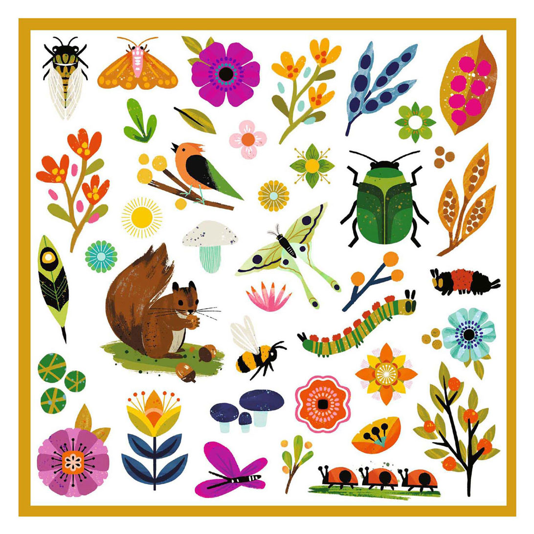 Djeco Stickers Tuin - 160 Stickers