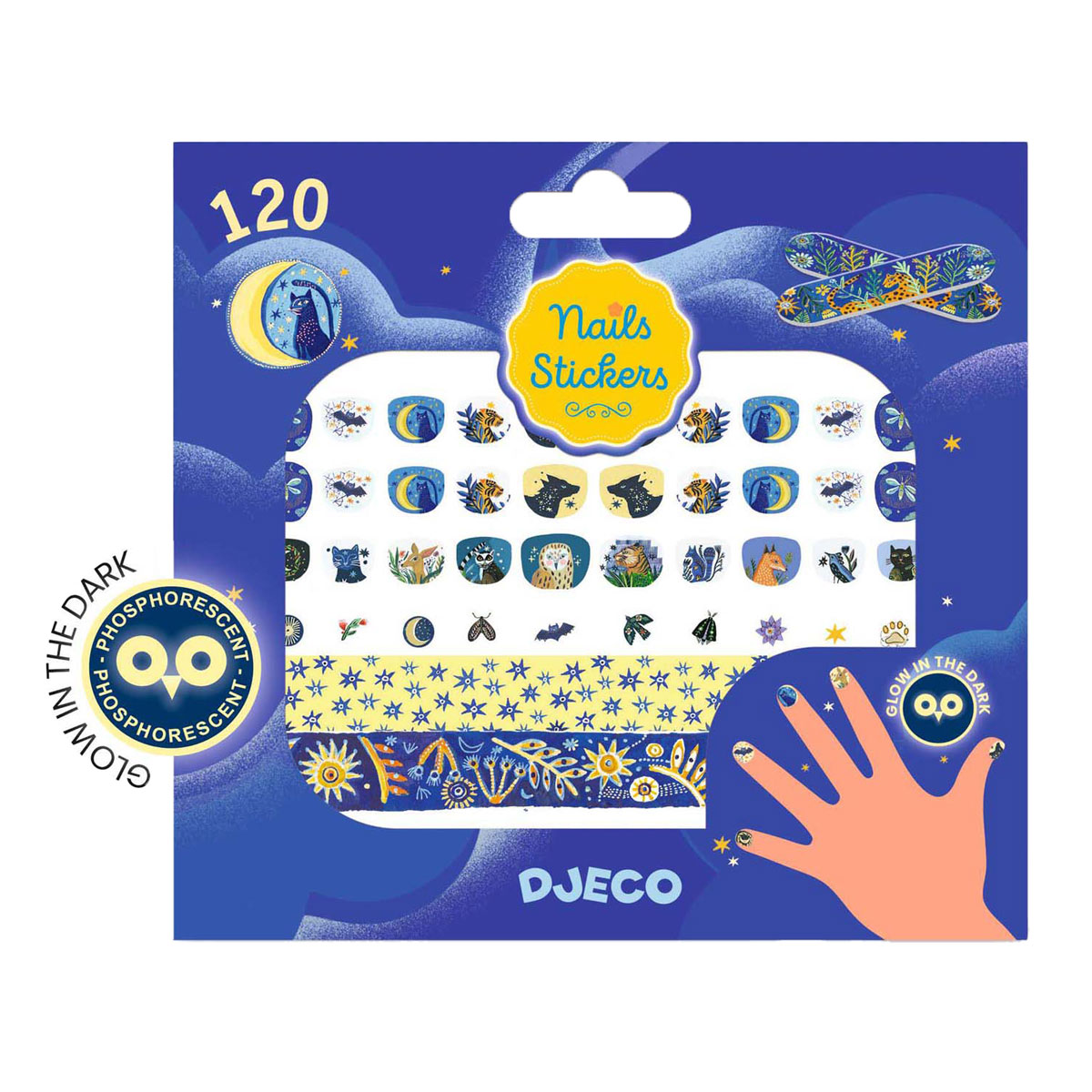 Djeco Nagelstickers Maanreflecties - 120 Stickers