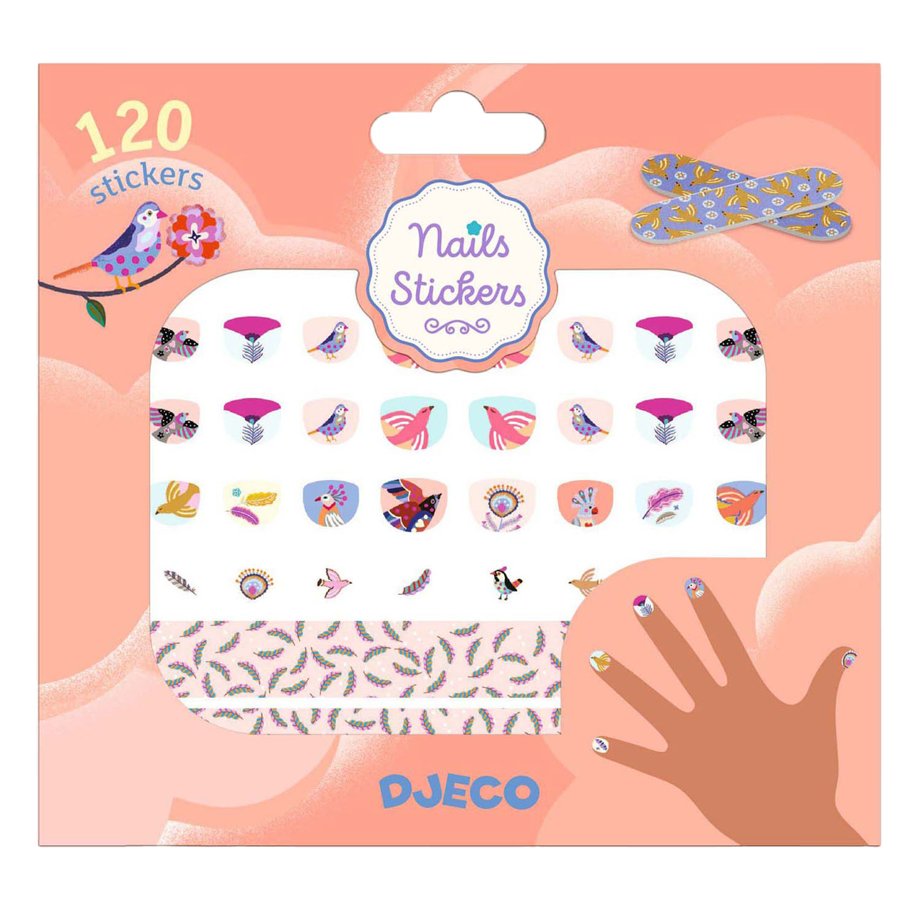 Djeco Nagelstickers Veren - 120 Stickers