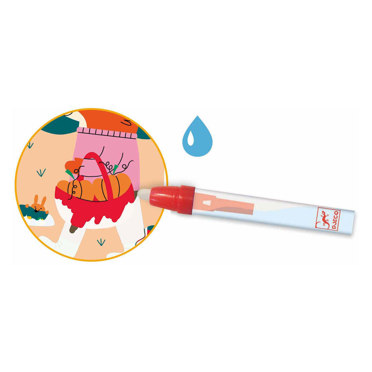 Djeco Malen mit Wasser - 4 Jahreszeiten