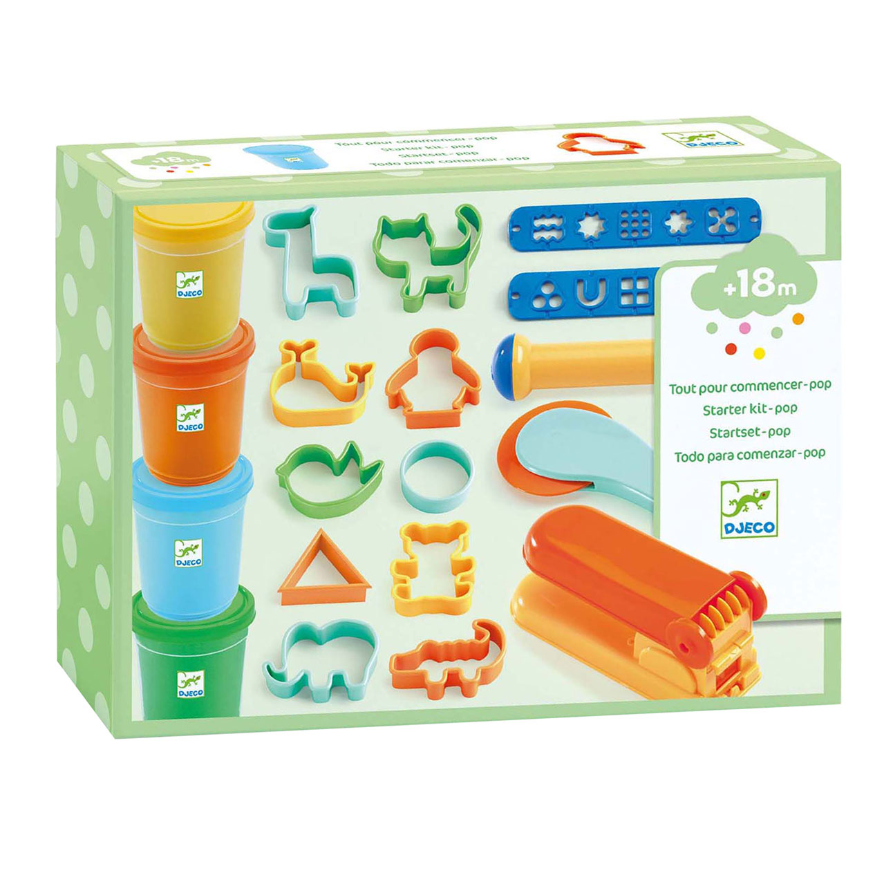Djeco Modelliermasse-Set – 21-tlg.