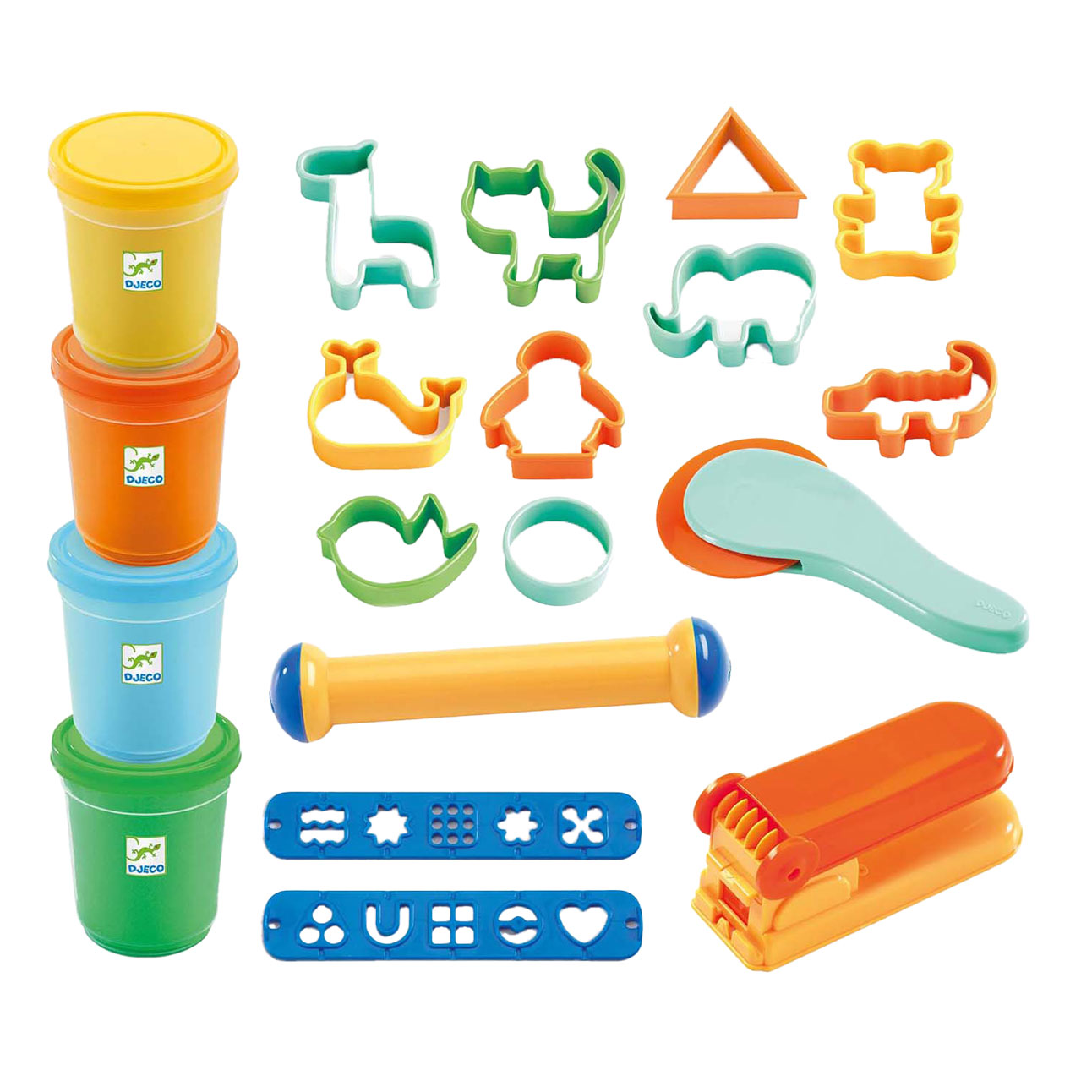 Djeco Modelliermasse-Set – 21-tlg.