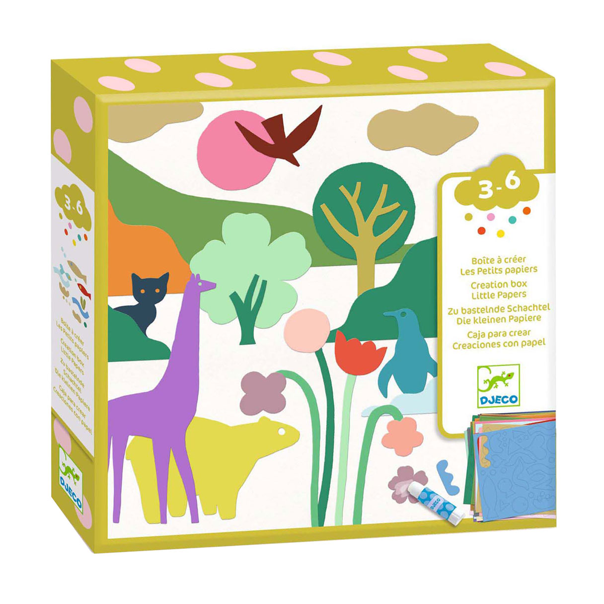 Djeco Knutselset Plak-activiteit - 42 Kleuren