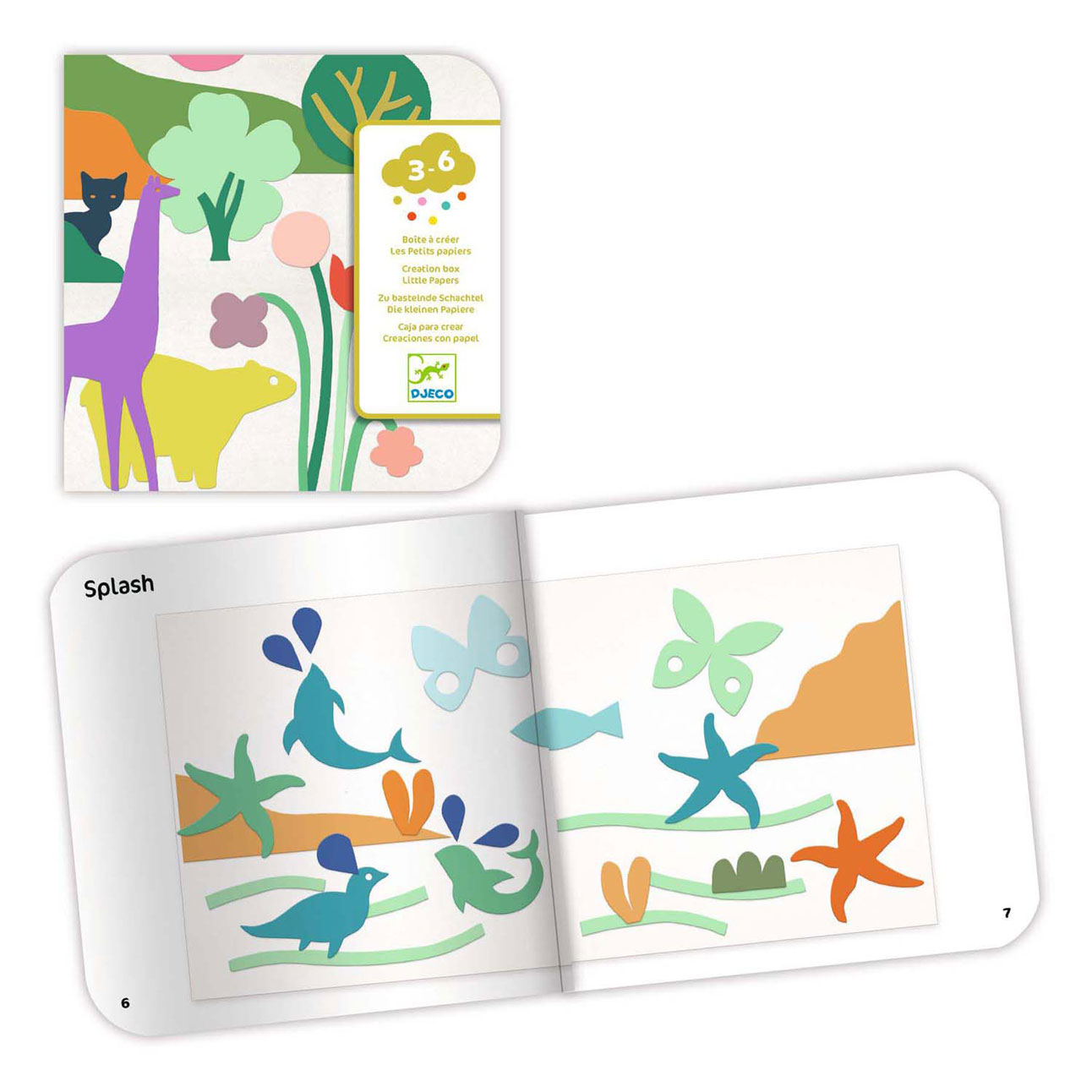 Djeco Knutselset Plak-activiteit - 42 Kleuren