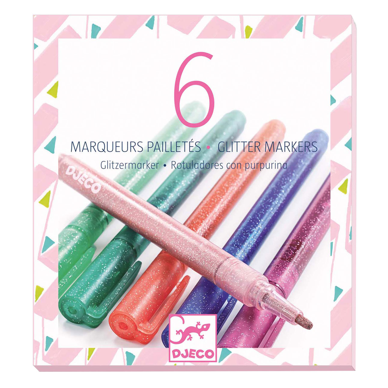 Djeco Glitterstiften Sweet - 6st.