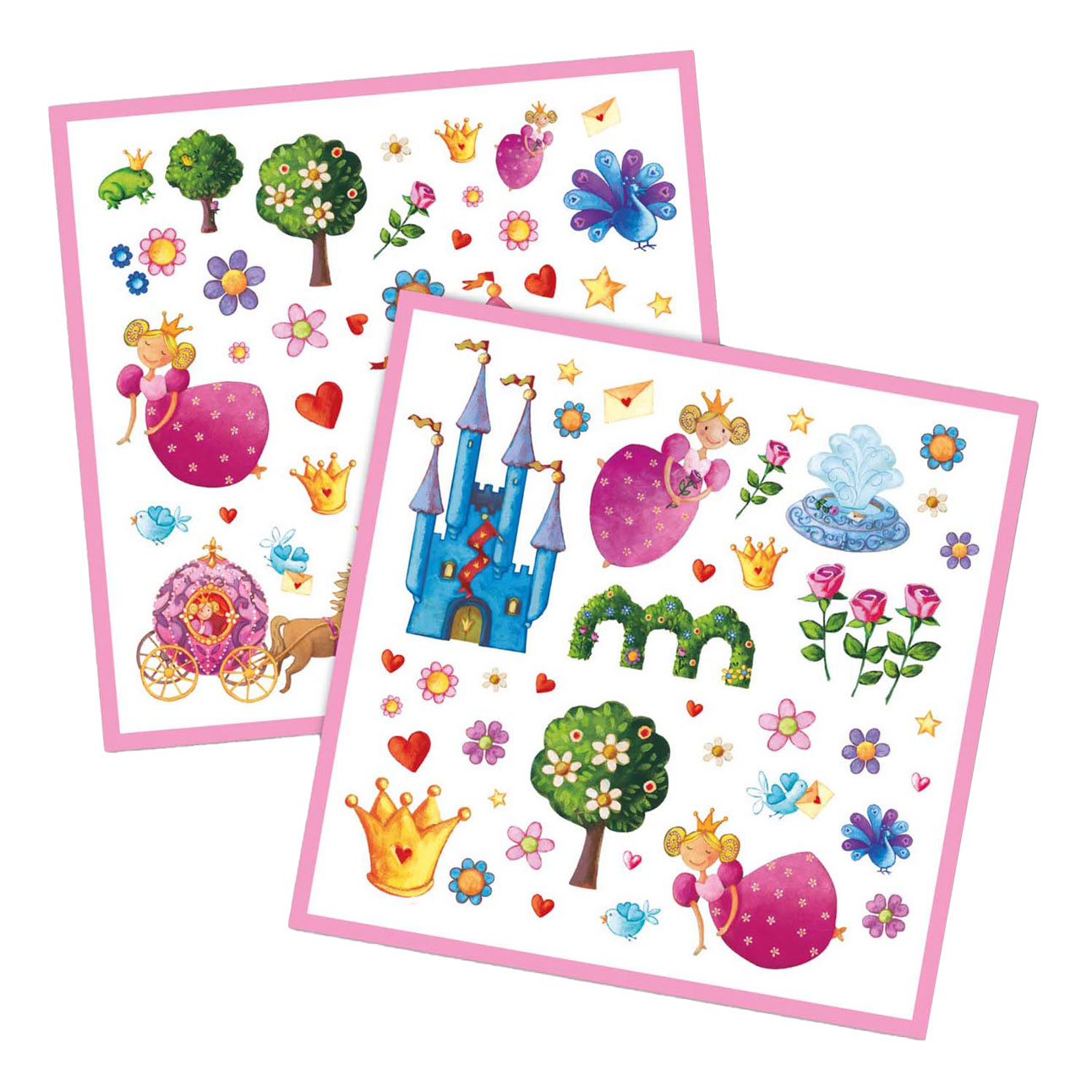 Djeco Boekje Stickers Prinses Marguerite - 160dlg.