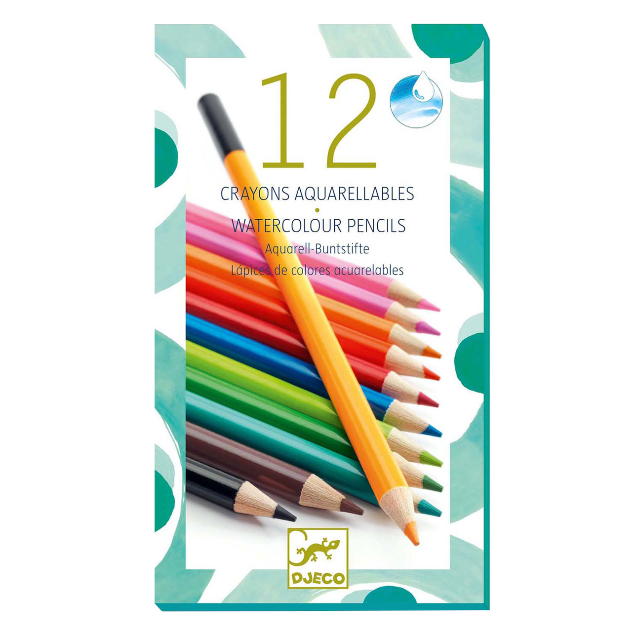 Djeco Aquarelpotloden - 12st.