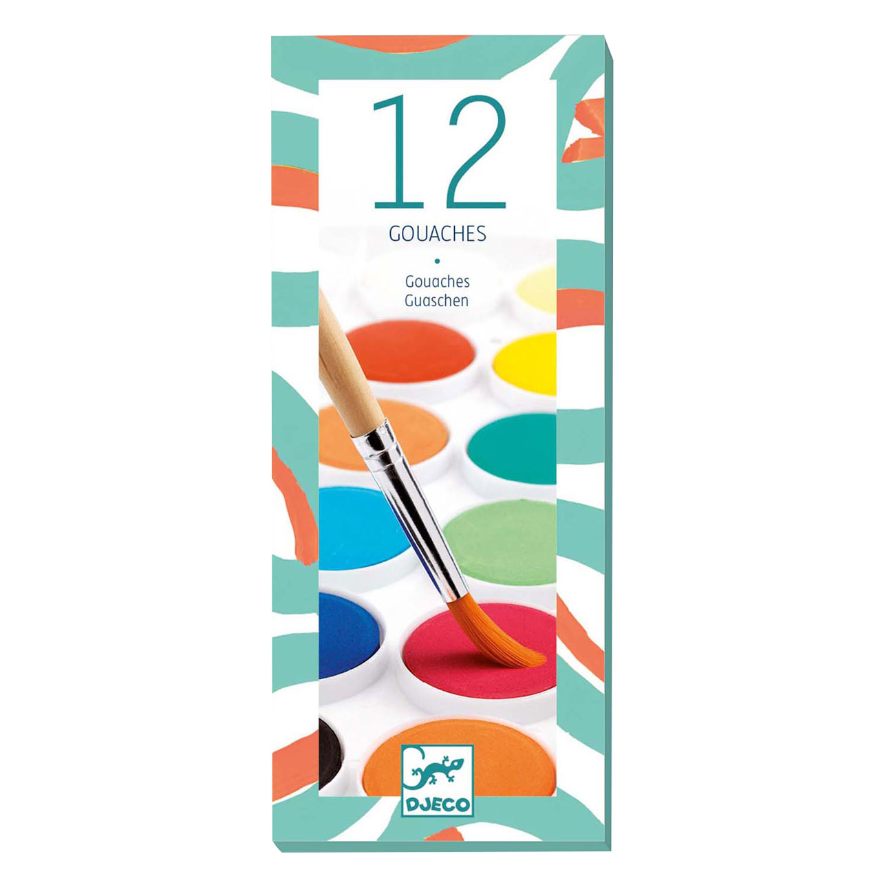 Djeco Plakkaatverf - 12 Kleuren