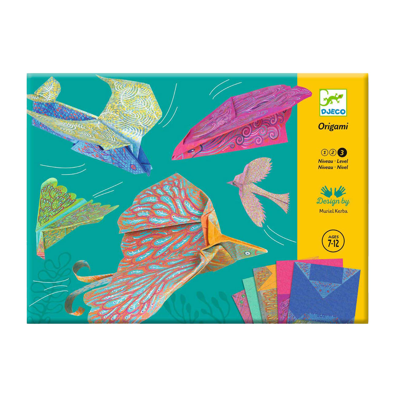 Djeco Vogels Vouwen - 5 Patronen