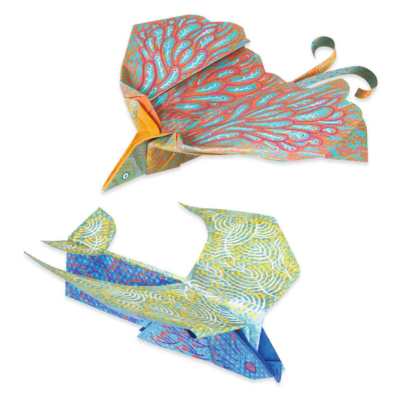 Djeco Vogels Vouwen - 5 Patronen