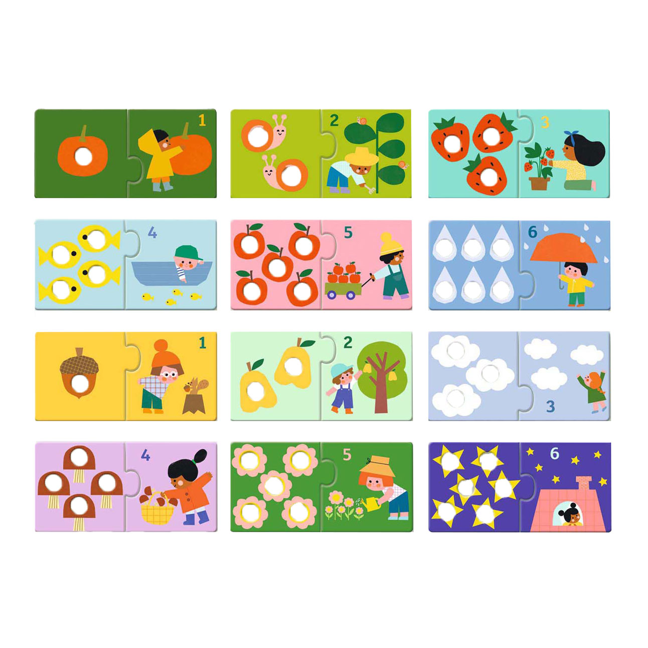 Djeco Duo Educatieve Puzzel Cijfers