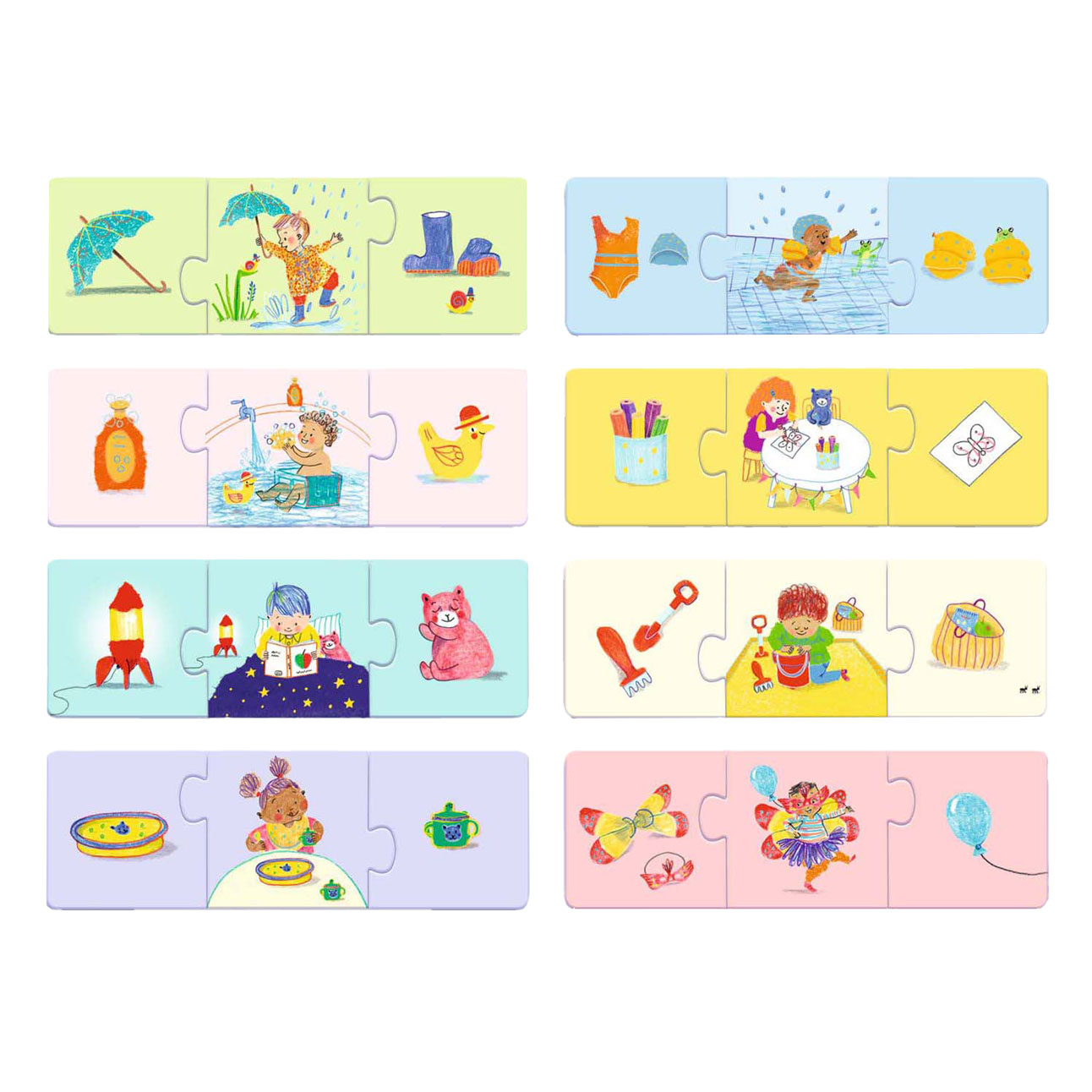 Djeco Combinatiepuzzel Gebeurtenissen van de Dag