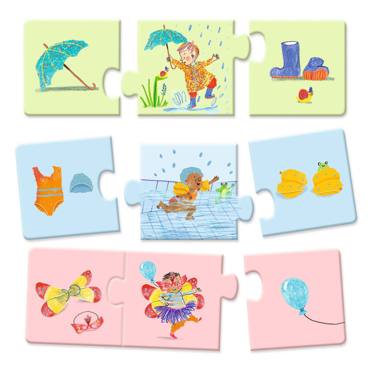 Djeco Combinatiepuzzel Gebeurtenissen van de Dag
