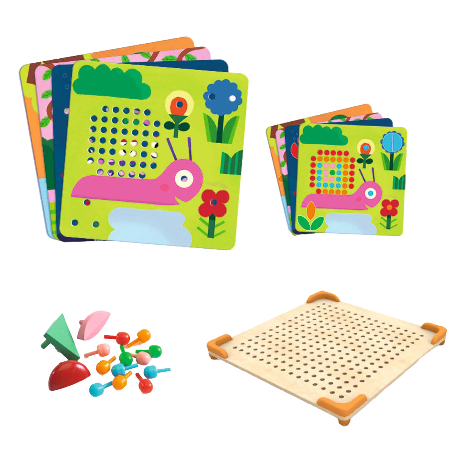 Djeco Mozaiekspel met 8  Plaatjes