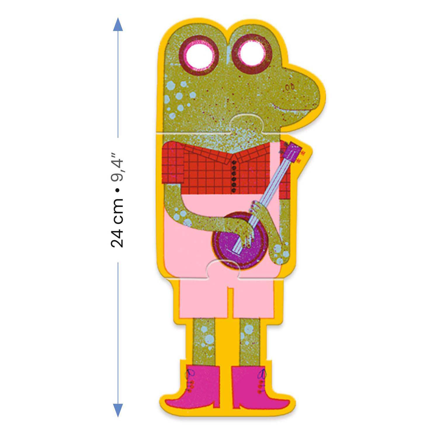 Djeco Trio-puzzel Dieren - 8 Puzzels