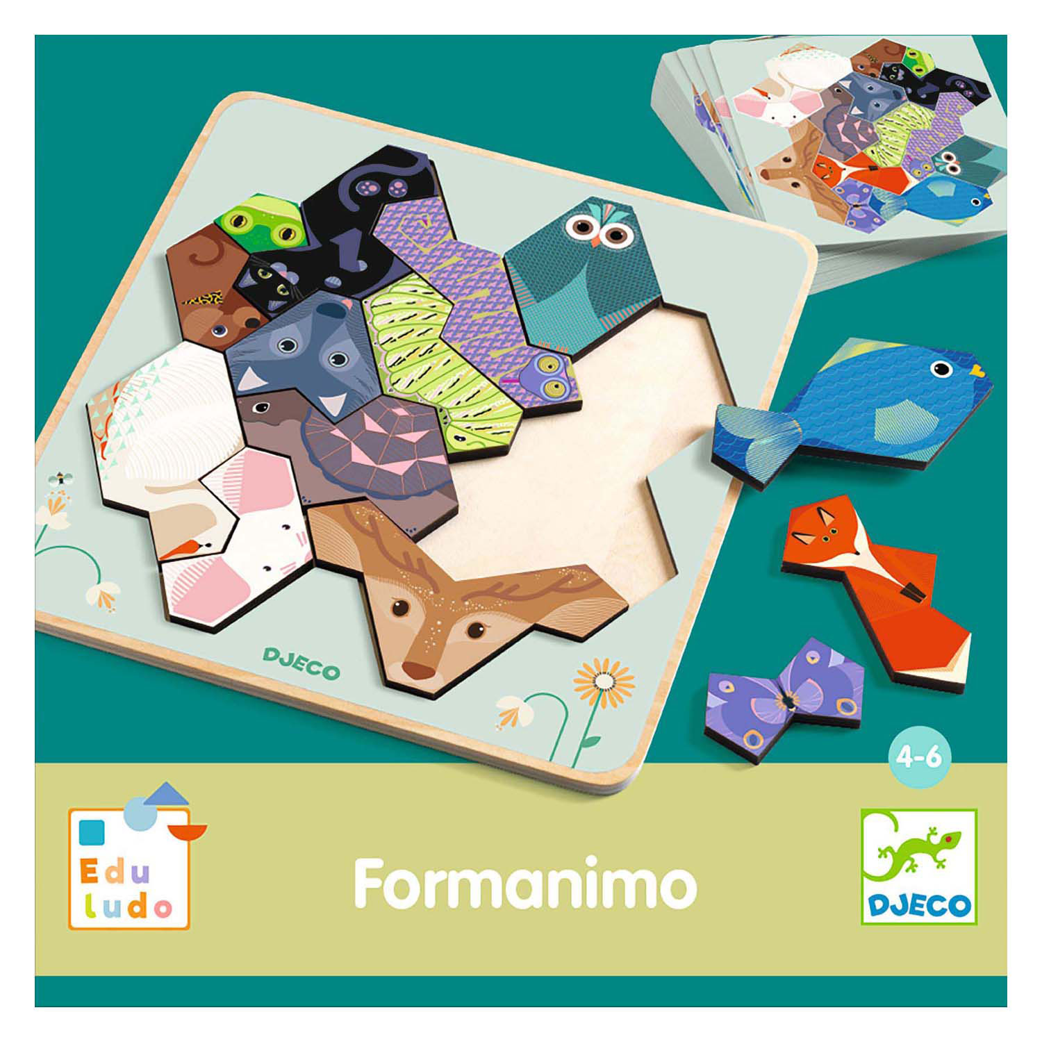 Jeu de formes et d'animaux Djeco