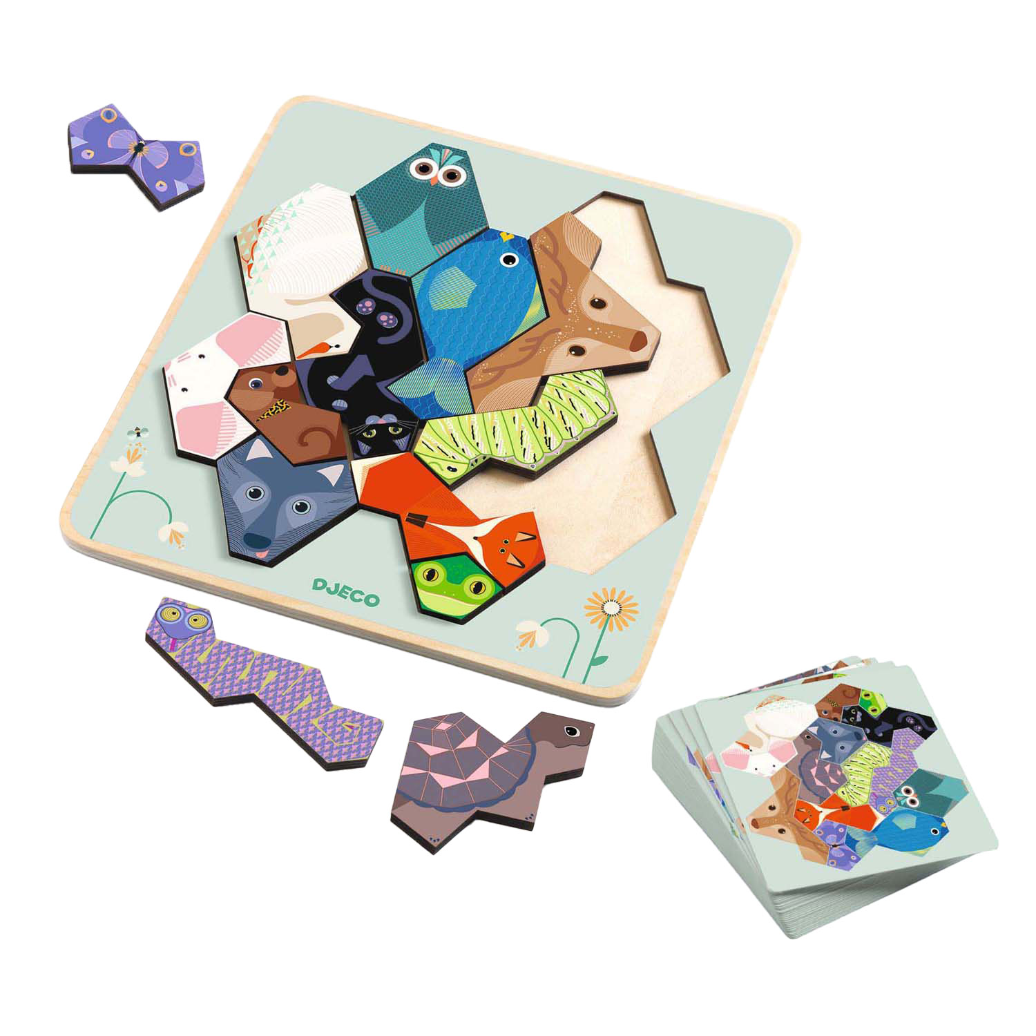 Jeu de formes et d'animaux Djeco