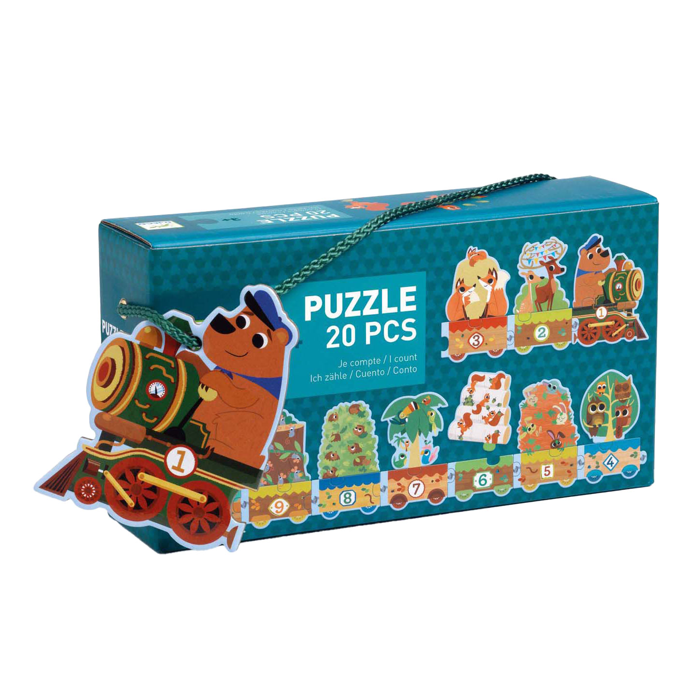Djeco Puzzelverhaal Bosdieren - 20st. 