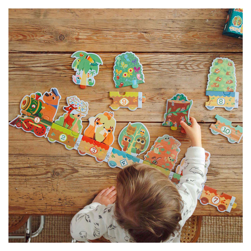 Djeco Puzzelverhaal Bosdieren - 20st. 