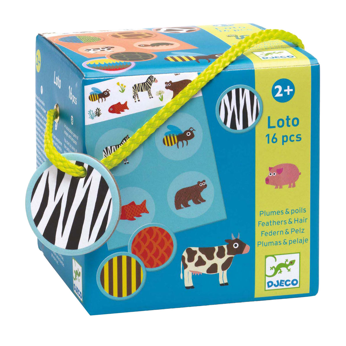 Djeco Lottospel Dieren - 16st. 