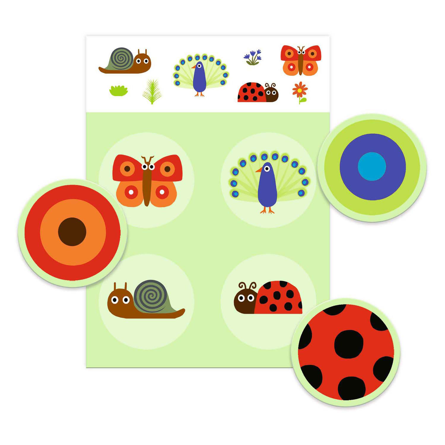 Djeco Lottospel Dieren - 16st. 